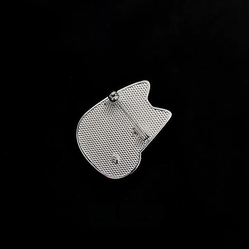 Black Cat Crystal Brooch X3681