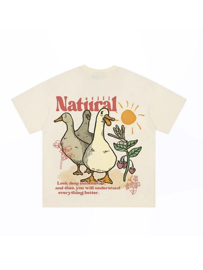 アニマルプリントTシャツ X2324
