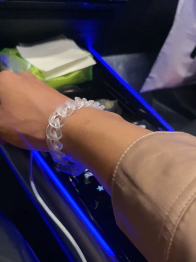 Clear Color Twist Necklace/Bracelet X2792