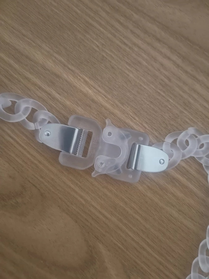 Clear Color Twist Necklace/Bracelet X2792
