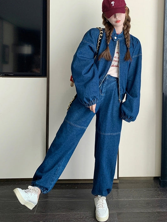 Full Zip Denim Jacket / Denim Pants / Setup Discounted X2440