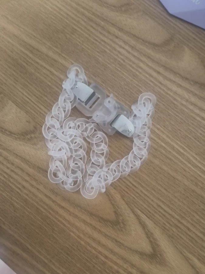 Clear Color Twist Necklace/Bracelet X2792