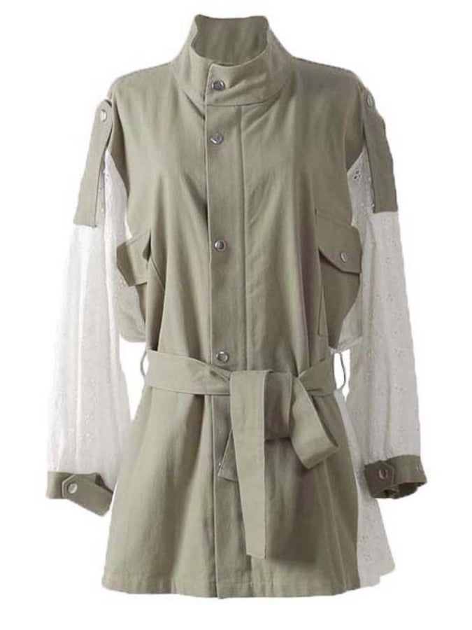 Flower Lace Docking Jacket X2503