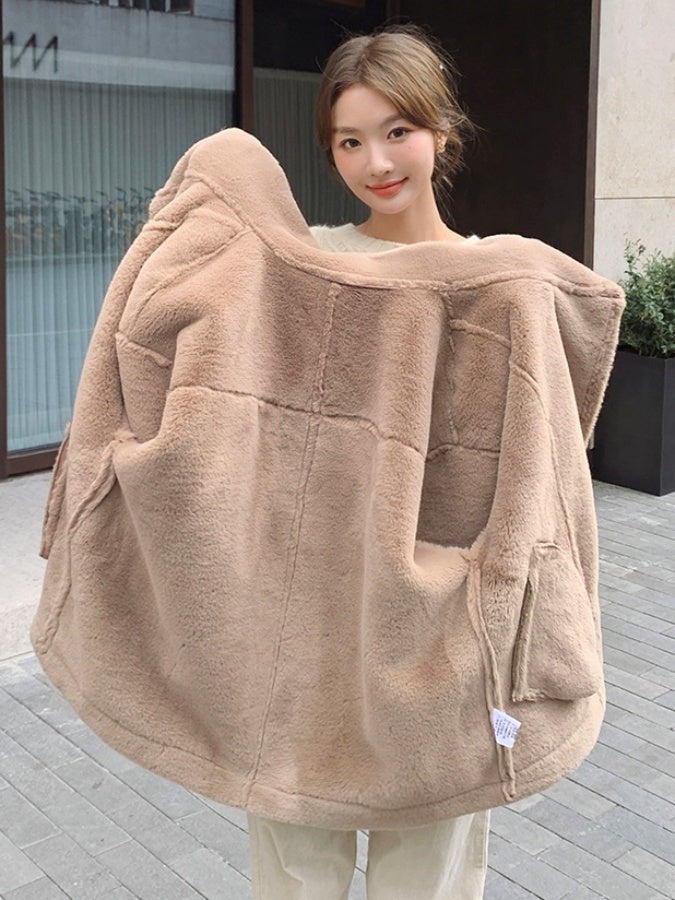 毛皮麂皮外套 X2574