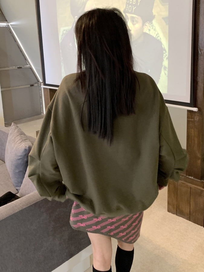 心型剪裁運動衫 / 內吊帶 X2582