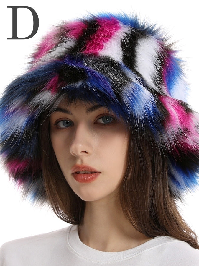 Fur Touch Multi Bucket Hat X2498