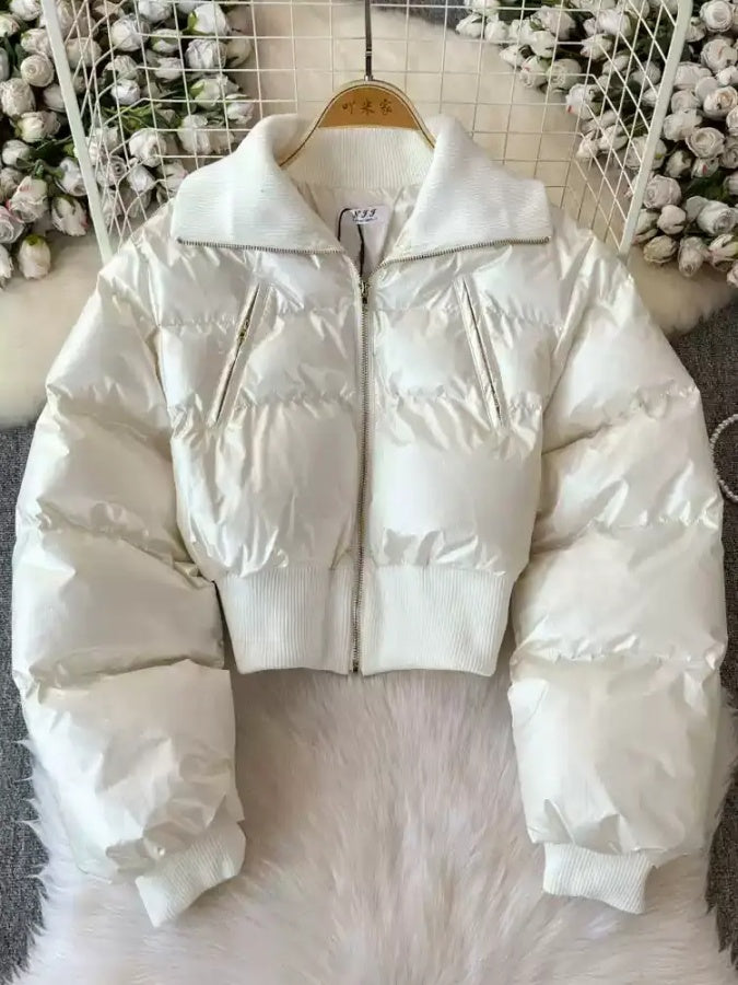 修身短版羽絨外套 X2897