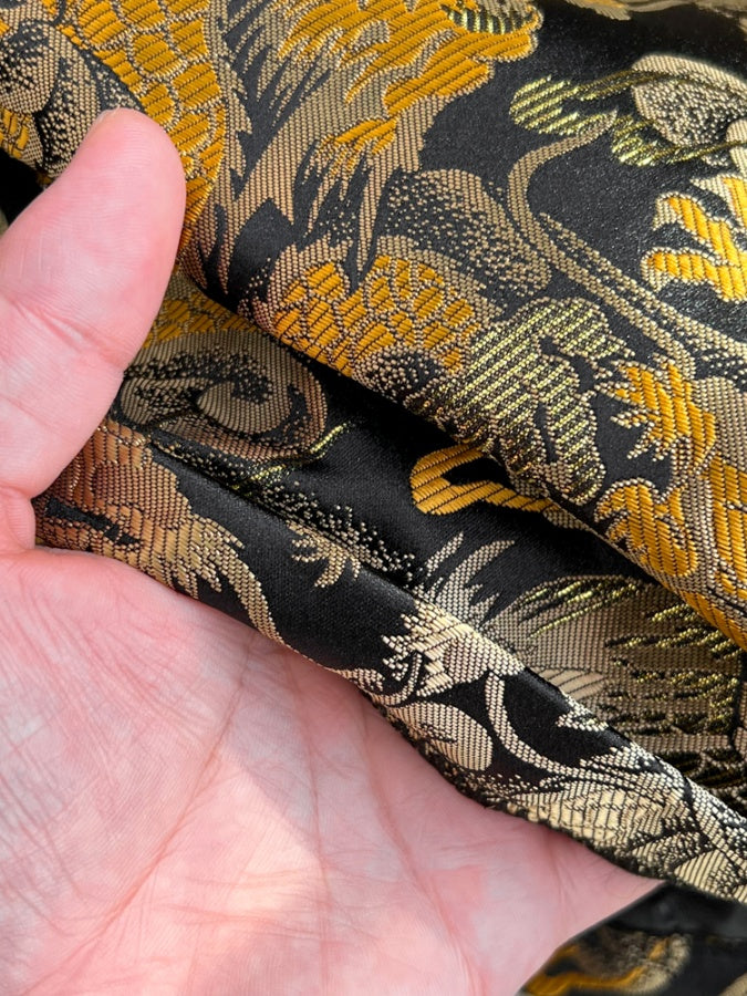 毛皮無袖腰標旗袍 X2901