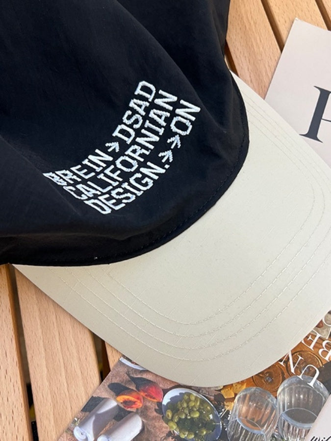 UV Cut Bicolor Logo Cap X2684