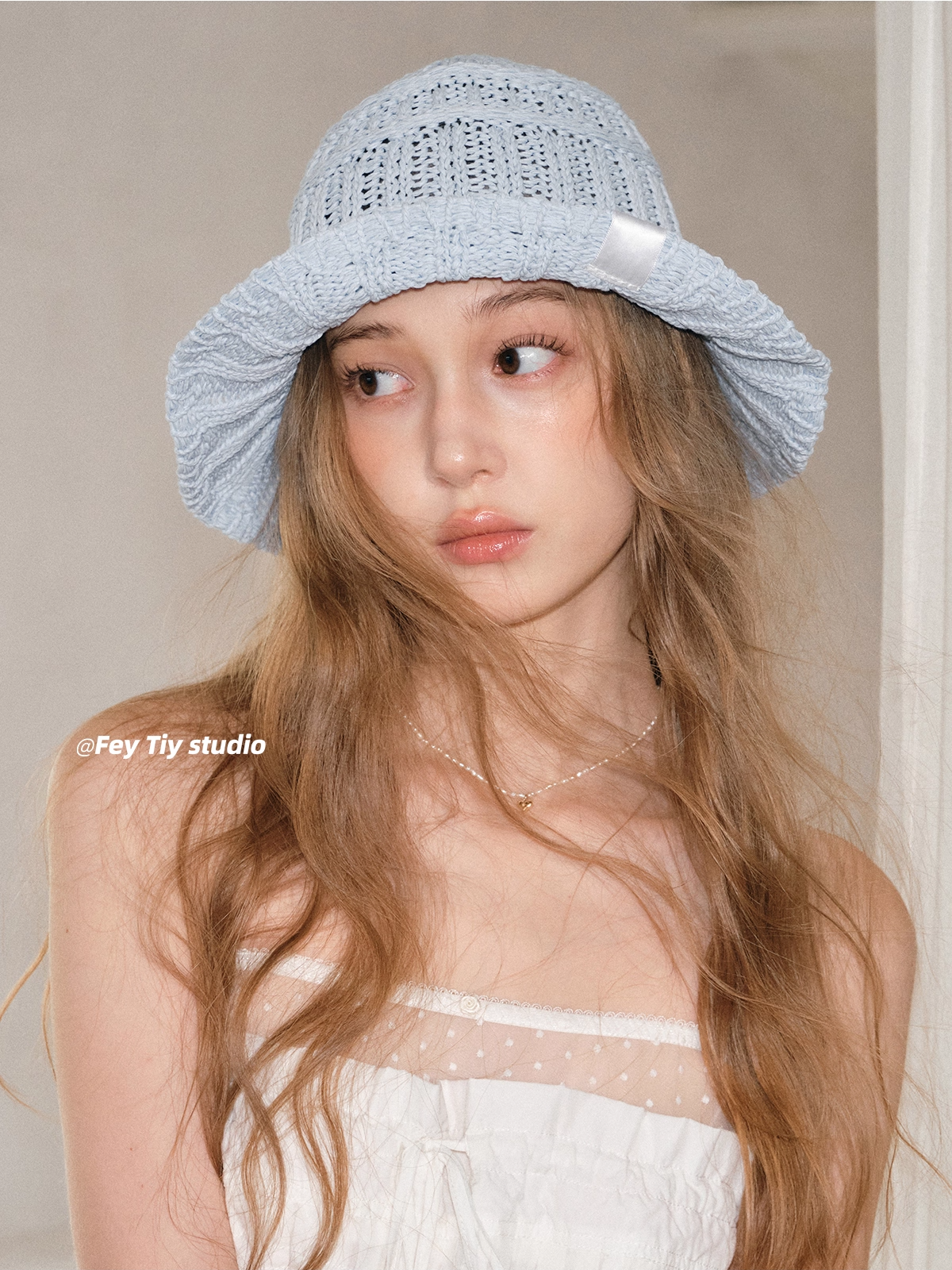 Foldable Knit Breathable Bucket Hat X3318