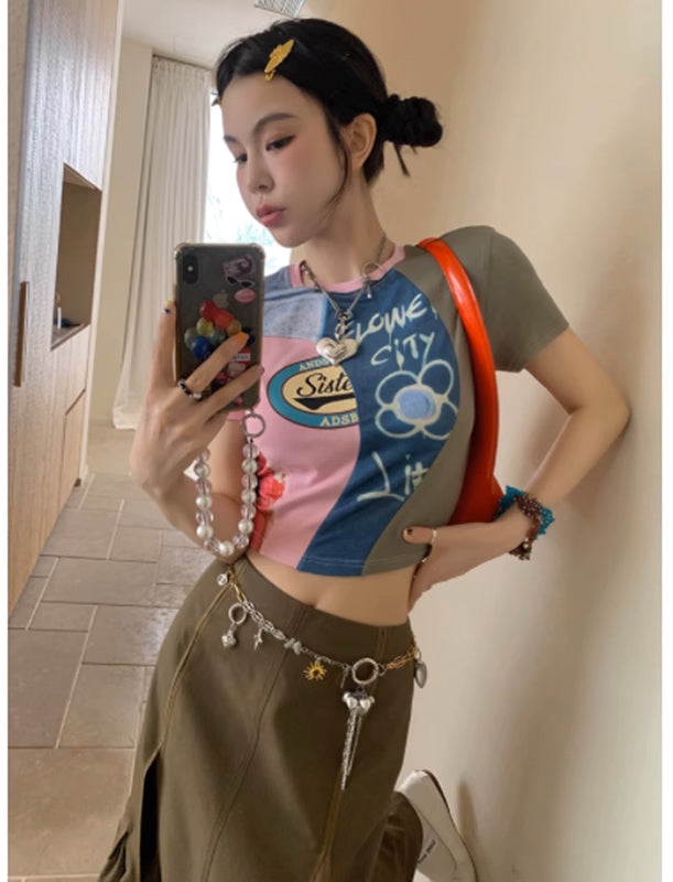 多款設計短款T卹 X2820