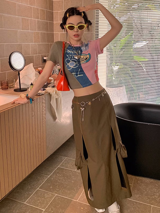 多款設計短款T卹 X2820