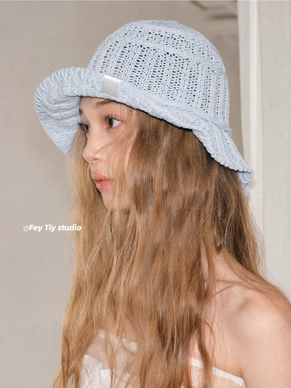 Foldable Knit Breathable Bucket Hat X3318