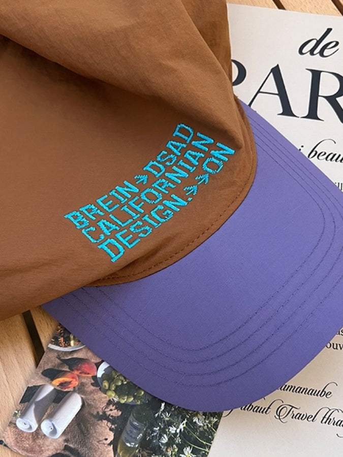 UV Cut Bicolor Logo Cap X2684