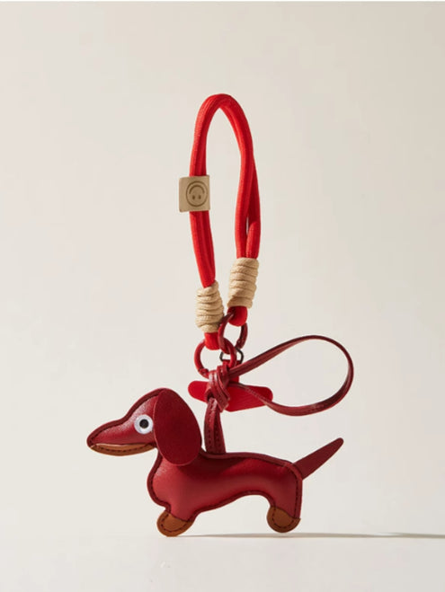 Puppy dachshund pendant charm X3159