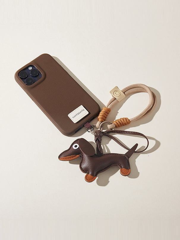 Puppy dachshund pendant charm X3159