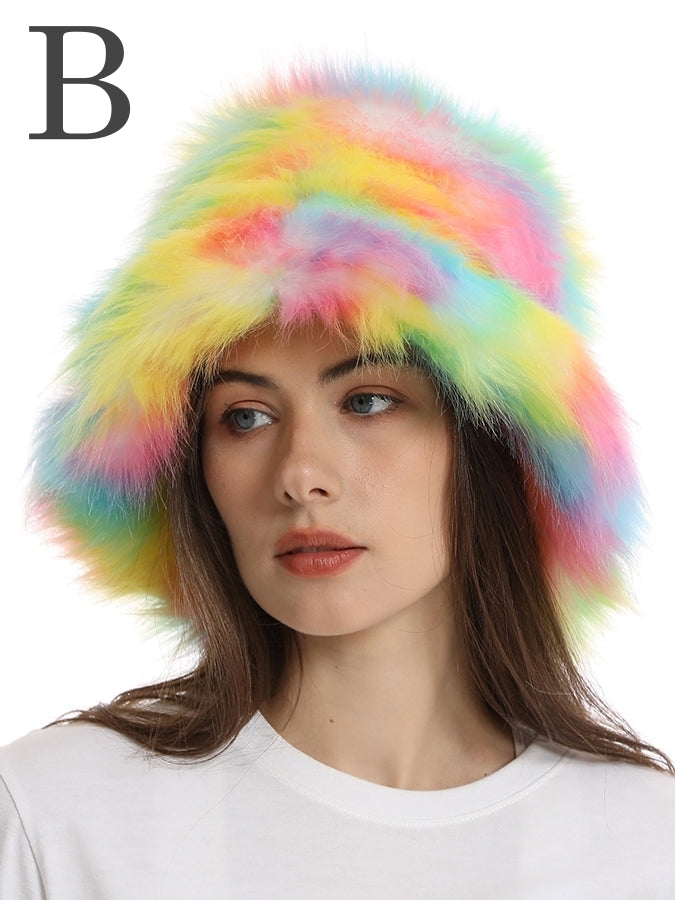 Fur Touch Multi Bucket Hat X2498