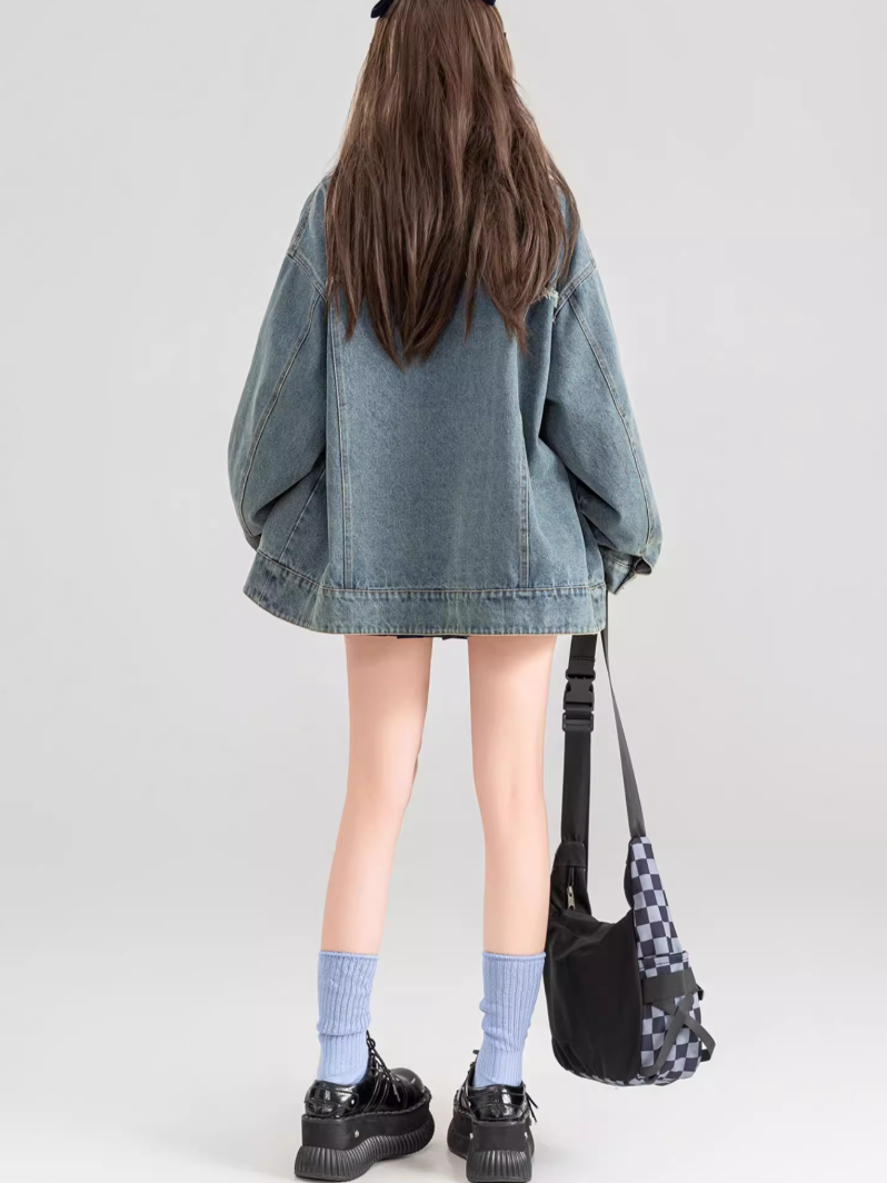 Art Denim Jacket X3376