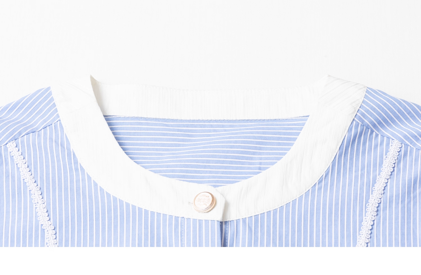 Blue Striped Long Sleeve Shirt X3367