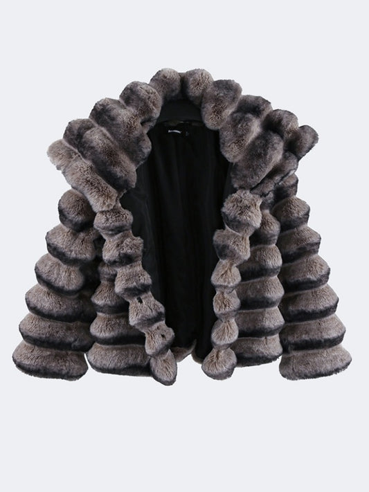 Volume Short Fur Jacket X2569