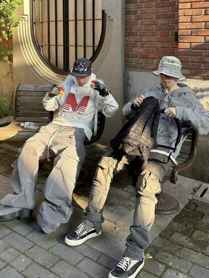 對比色毛皮背包 X2923