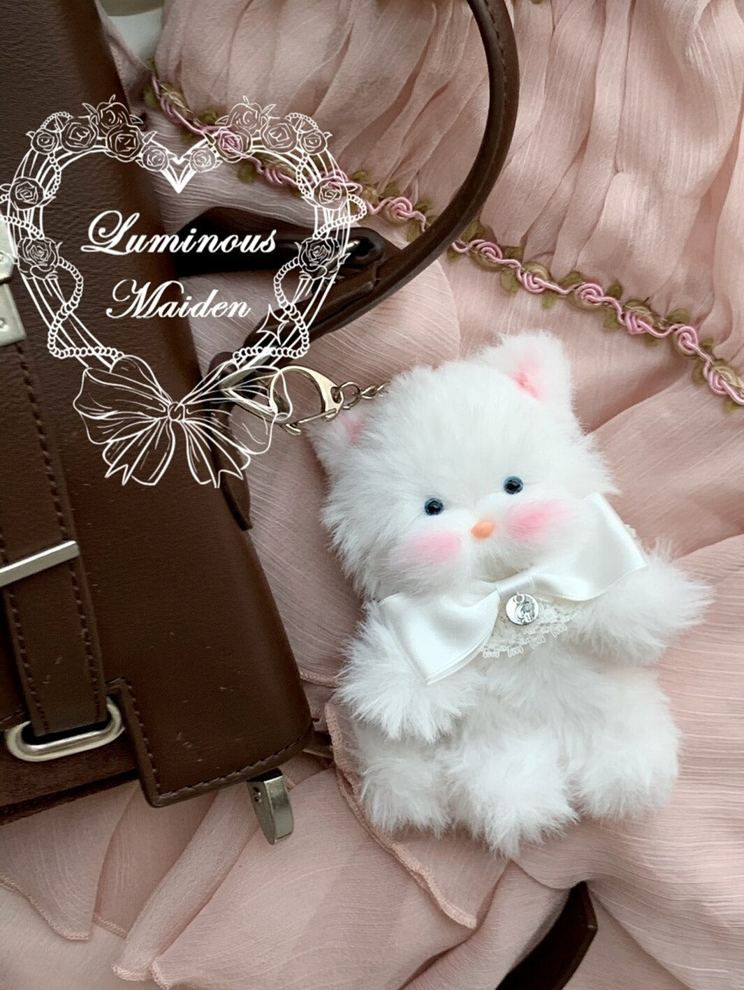 Original Cute Kitten Doll Bag Pendant X3146