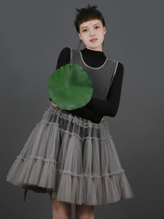 Mesh Dress Skirt X2632