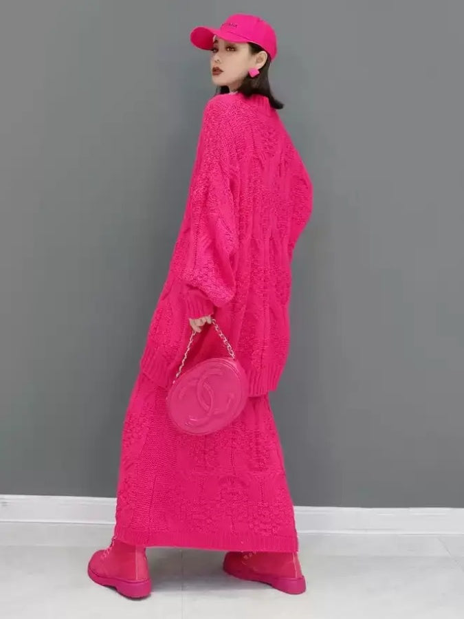 Over Silhouette Knit Setup X2890