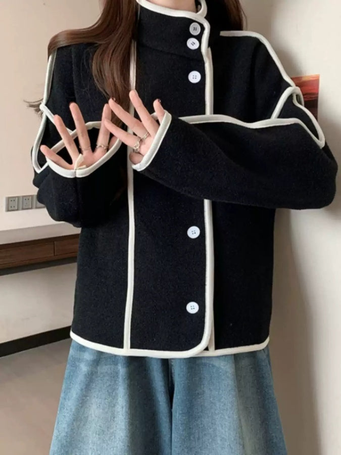 線條裝飾夾克 X2922