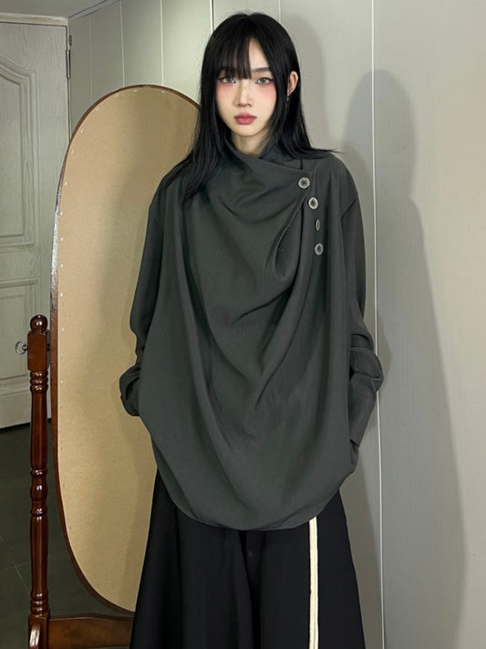 寬鬆不對稱襯衫 X2950