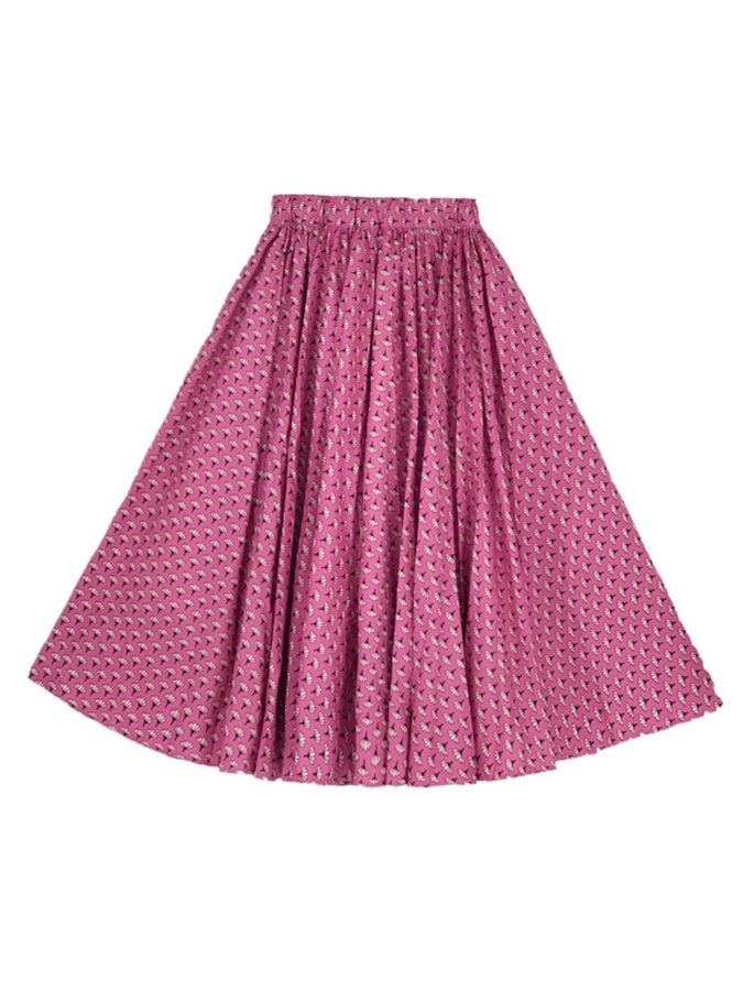 Flower print skirt X2844