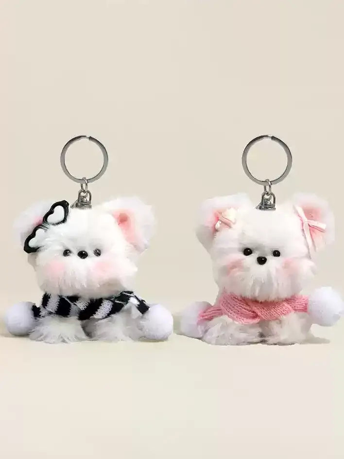 Cute puppy bag pendant keychain X3076