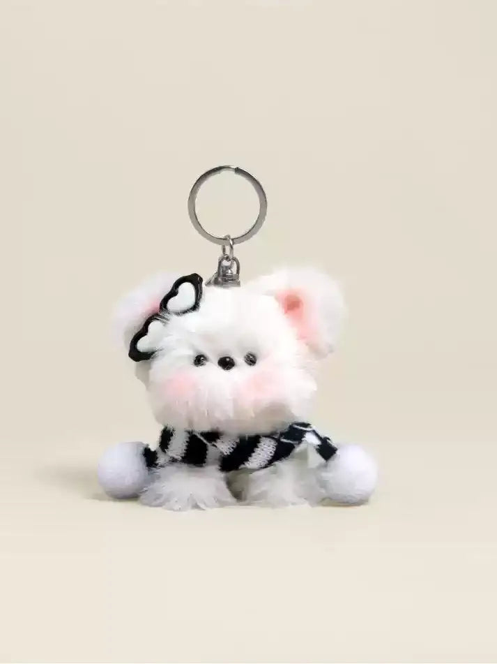Cute puppy bag pendant keychain X3076