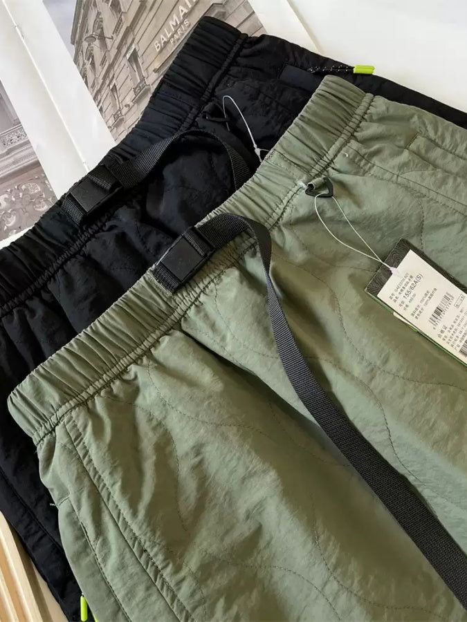Outdoor Waterproof Quilted High Waist Middle Skirt X2932