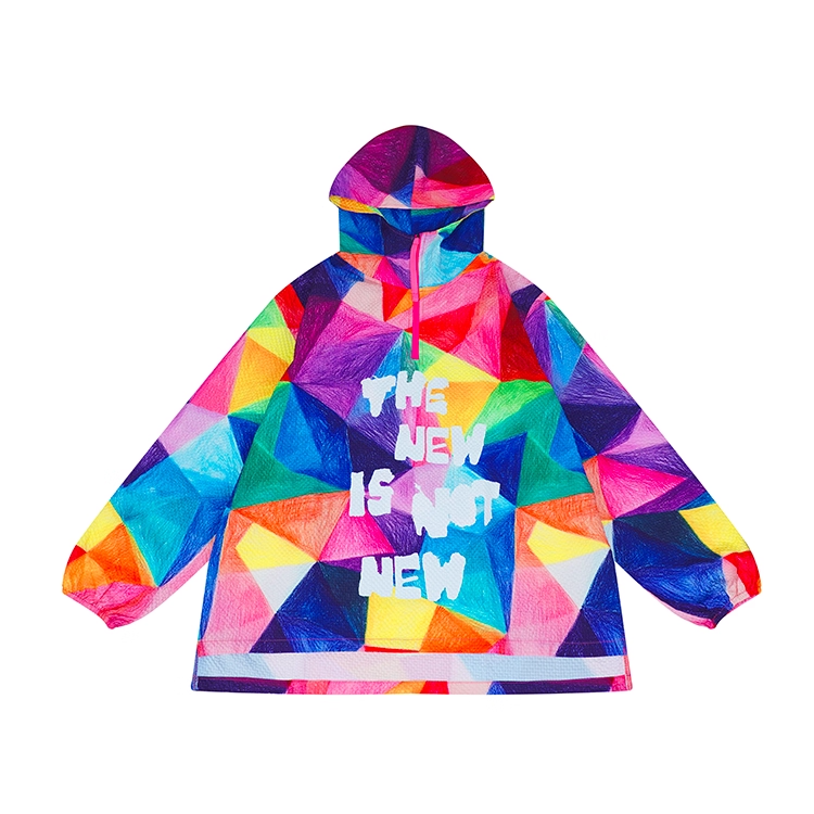Color Letter Graffiti Hoodie X3409