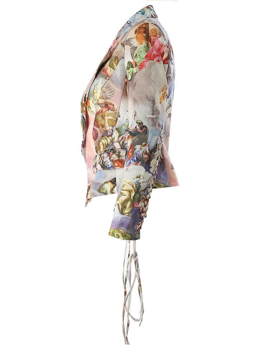 Antique art print jacket X2717