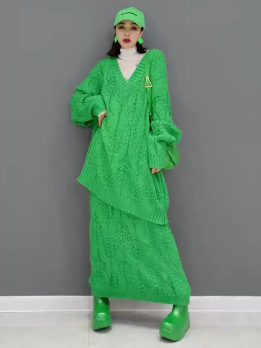 Over Silhouette Knit Setup X2890