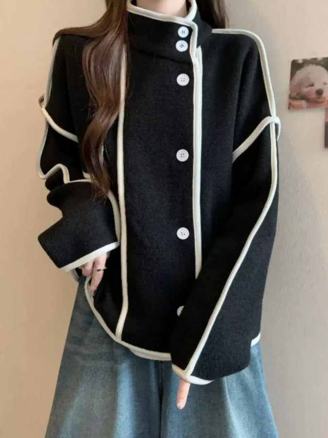線條裝飾夾克 X2922
