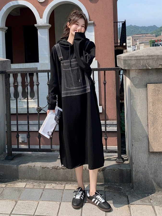 仿兩件運動衫裙 X2879