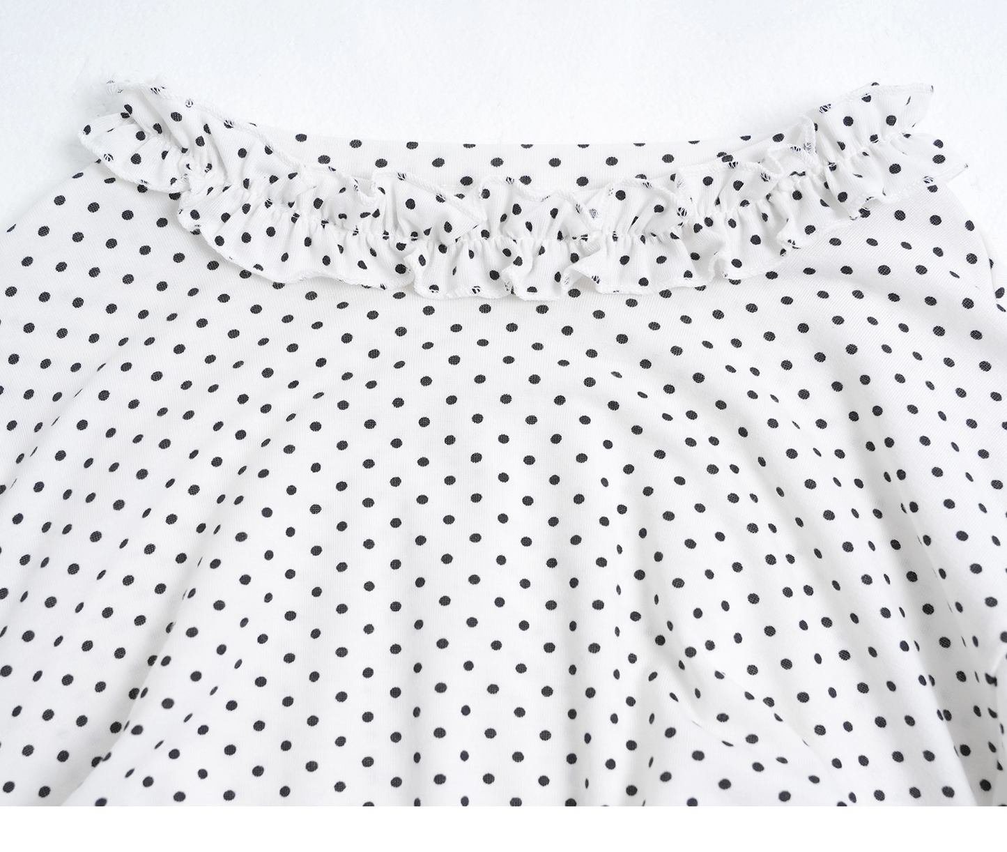 Geometric Pattern Brushed Cotton Stretch Slim Fit Top X3397