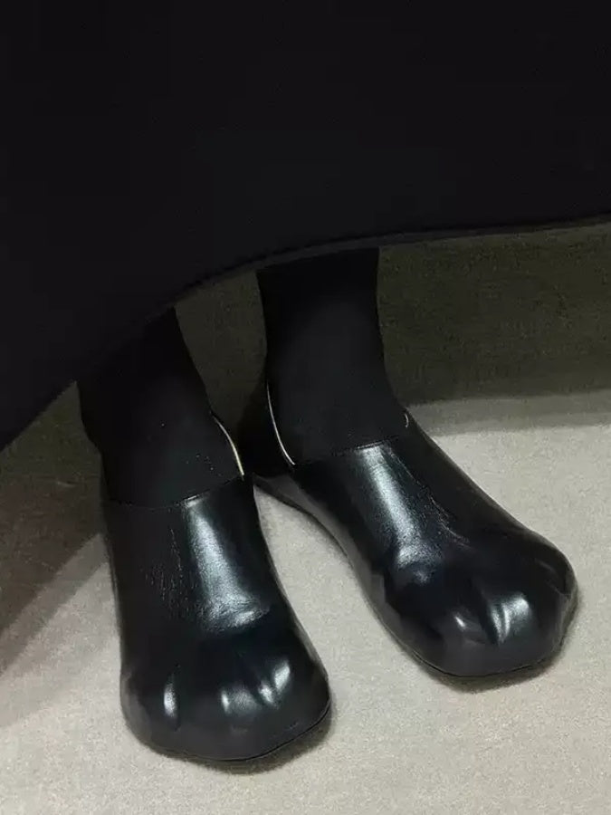 貓咪圖案平底便鞋 X2892