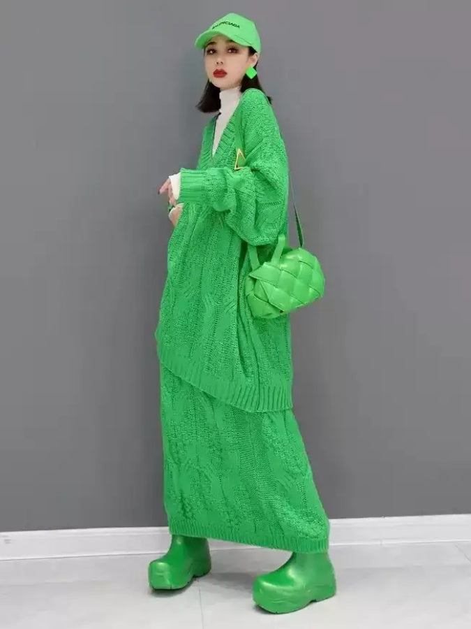 Over Silhouette Knit Setup X2890