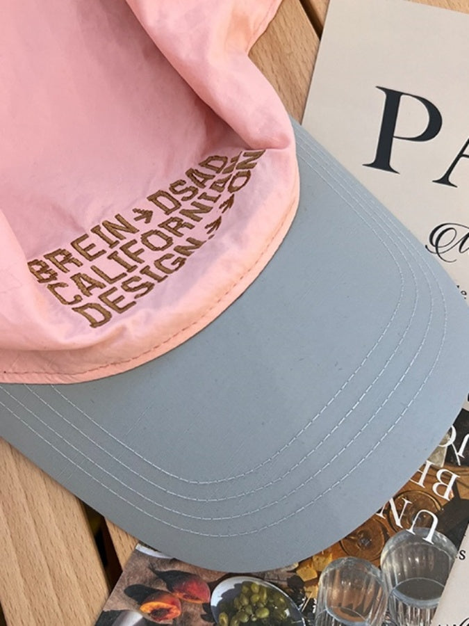 UV Cut Bicolor Logo Cap X2684