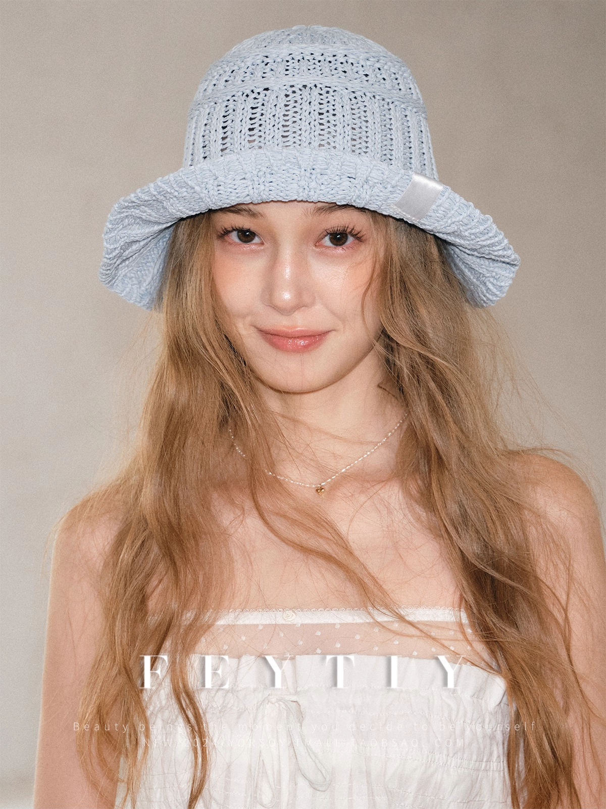 Foldable Knit Breathable Bucket Hat X3318