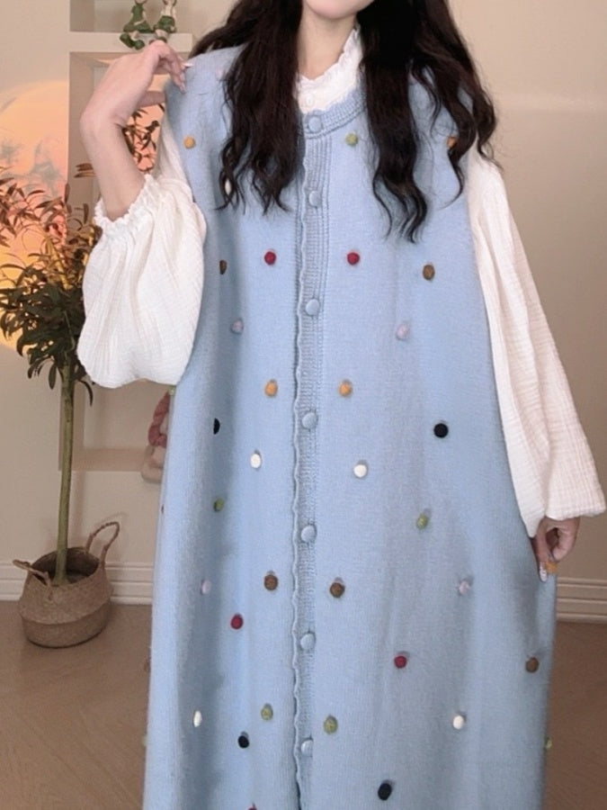 甜美大理石背心裙 X2920