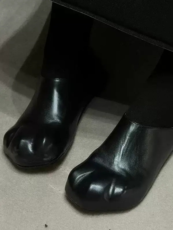 貓咪圖案平底便鞋 X2892