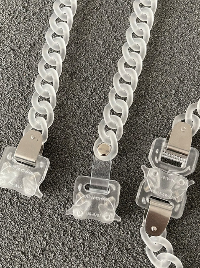 Clear Color Twist Necklace/Bracelet X2792