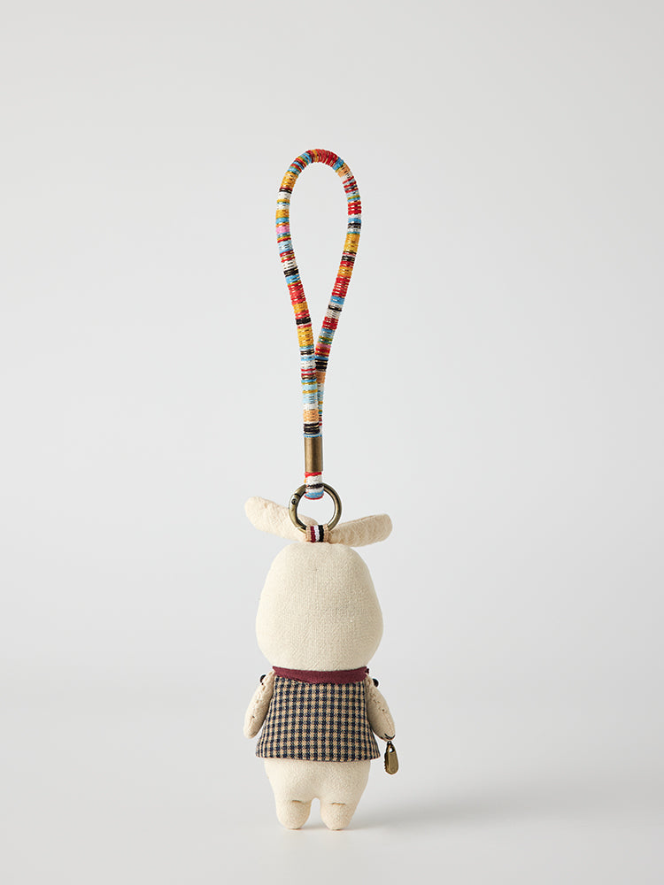 Vintage Handmade Rabbit Key Chain X3212