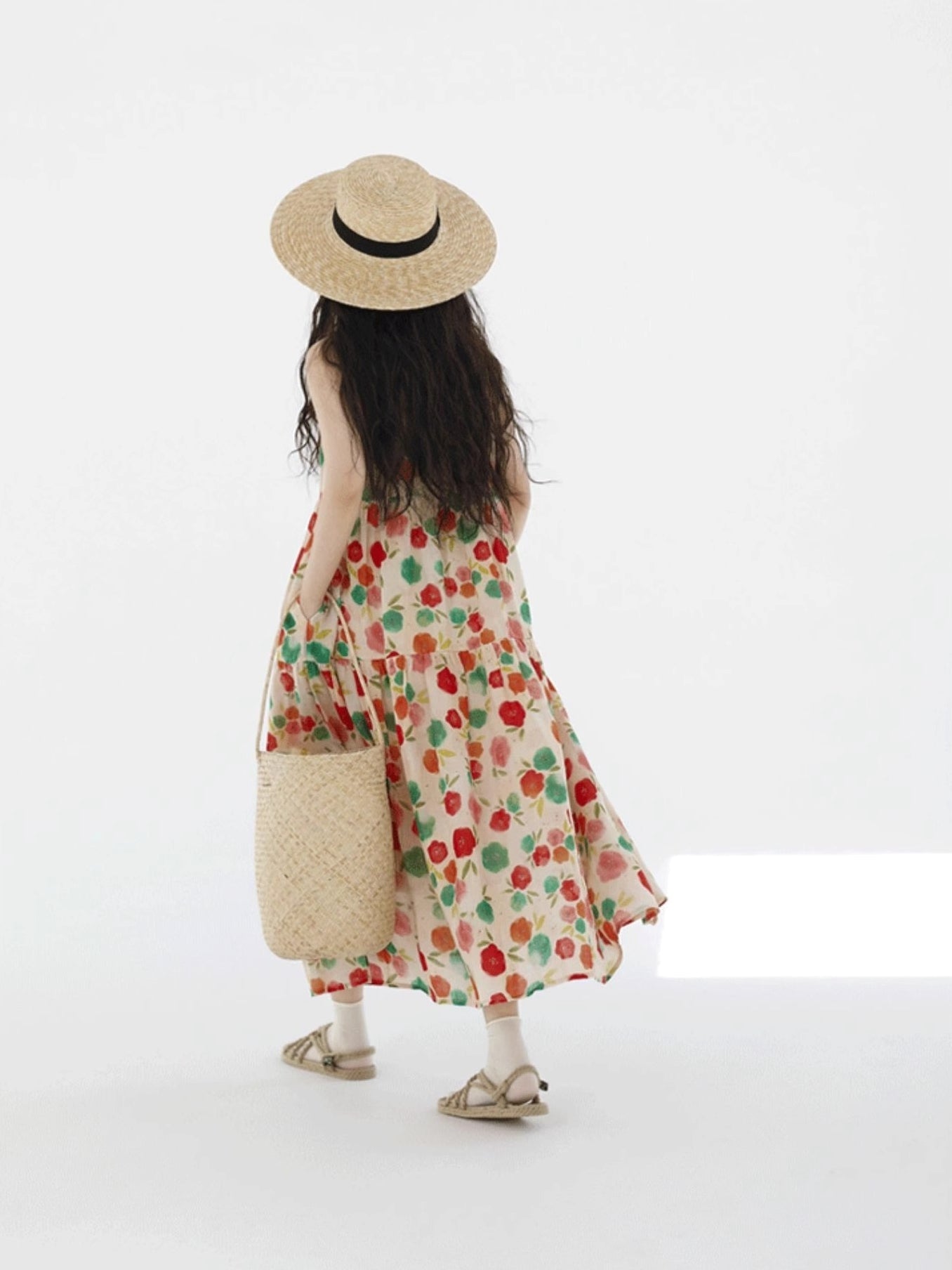 Floral Sleeveless Resort Dress X3256
