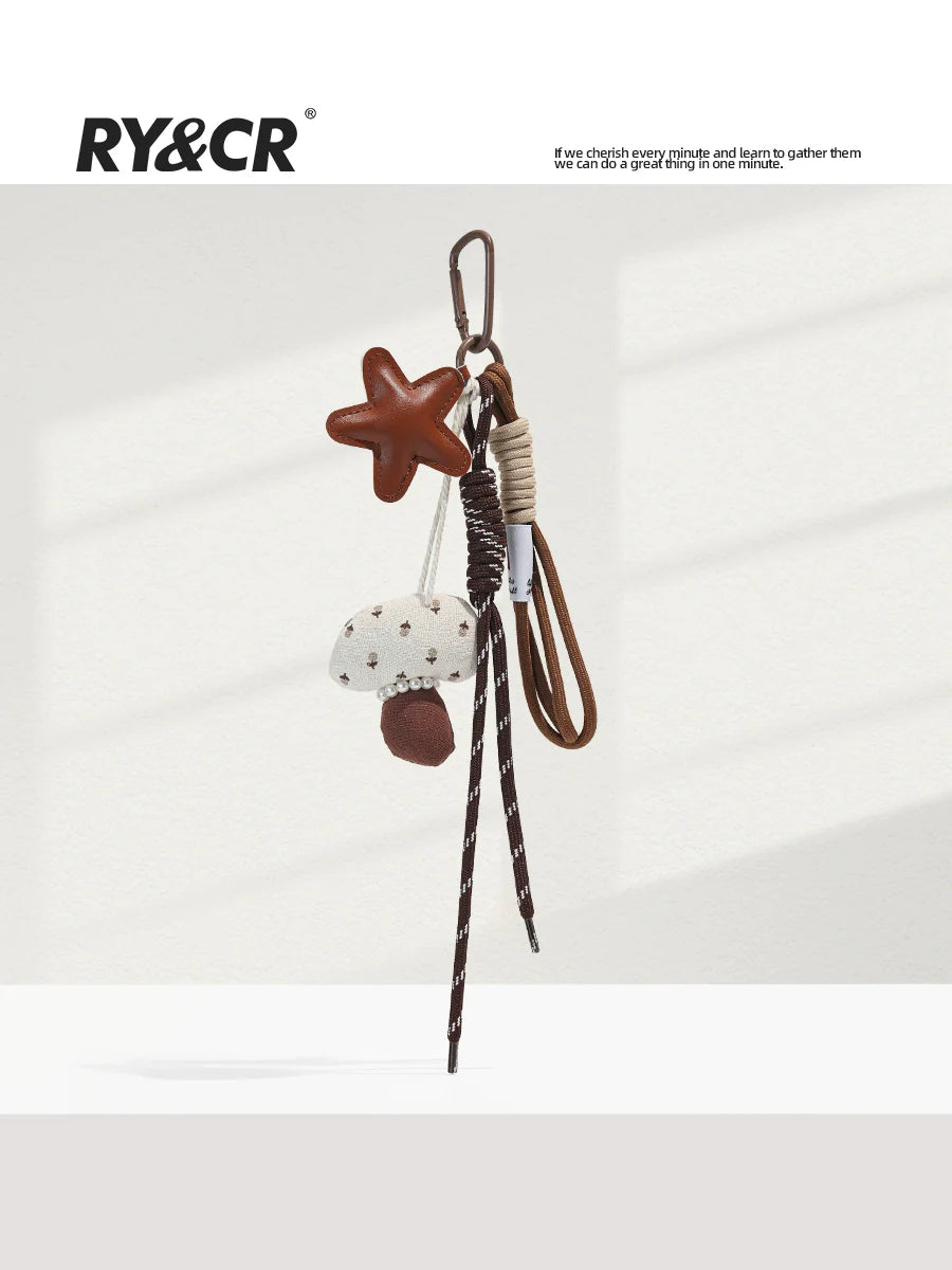 Mushroom String Bag Pendant X3142